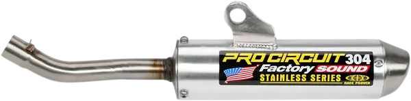 Silencieux Pro Circuit 304 - Honda CR125R 2000-2001 - Aluminium brossé & embout inox