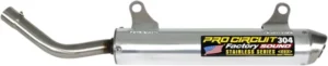 Silencieux Pro Circuit 304 - Yamaha WR/YZ 250 (1993-1997) - Aluminium brossé & inox