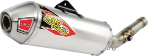 Silencieux Pro Circuit T-6 Slip-On Kawasaki KX 450 F 2012-2015 Aluminium Inox réf. 0121445A