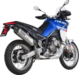 Silencieux Slip-On Aprilia Tuareg 660 2022-2024 AKRAPOVIC Titane Homologué ECE
