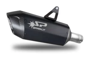 Silencieux Slip-On BMW R1300GS 2023-2025 – SPARK Fighter Evo Titane Noir Carbone