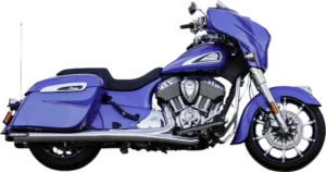 Silencieux Slip-On Broadhead Slash Cut Chrome - Indian Chieftain 2014-2025 & Challenger 2020-2026 - S&S Cycle 550-1076