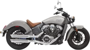 Silencieux Slip-On Chrome Indian Scout, Bobber & Sixty 2015-2020 - BASSANI XHAUST