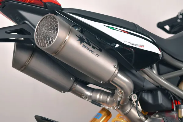 Silencieux Slip-On Ducati Hypermotard 950 / SP (2019-2024) – Spark – Titane Homologué ECE