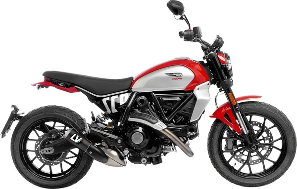Silencieux Slip-On Ducati Scrambler 803 (2023-2024) – LV-10 Carbone LeoVince – Homologué ECE