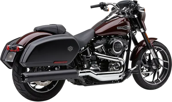 Silencieux Slip-On Harley-Davidson Softail Sport Glide 2018-2020 – Cobra Neighbor Hater Dual Cut Noir