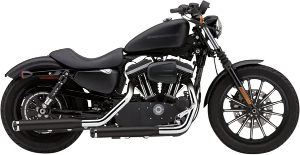 Silencieux Slip-On Harley-Davidson Sportster 2014-2022 – Cobra Slash-Cut Noir