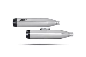 Silencieux Slip-On Harley Softail Fat Boy & Breakout 2018-2024 – ZARD – Euro 4/5 – Poli & Embout Noir