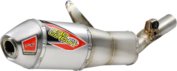 Silencieux Slip-On Honda CRF 450 R 2021-2024 - Pro Circuit T-6 avec pare-étincelles - 0112145A