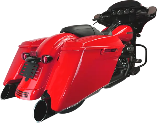 Silencieux Slip-On HP-Plus – Harley-Davidson Touring 2017-2024 – Khrome Werks – Noir, Embouts Edge