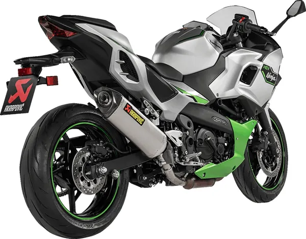 Silencieux Slip-On – Kawasaki Ninja 7 Hybrid 2024-2025 – Akrapovic – Titane & Carbone – Homologué ECE