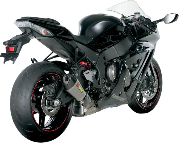 Silencieux Slip-On – Kawasaki ZX-10R 1000 (2011 à 2015) – Akrapovic Titane/Carbone