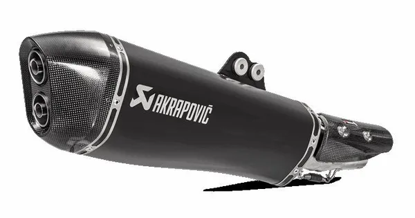 Silencieux Slip-On – Kymco AK 550 I ABS (2017-2020) – Akrapovic – Inox noir & Carbone