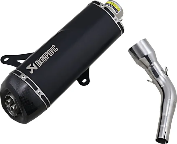Silencieux Slip-On Line Akrapovic pour Vespa GTS & GTV (2005-2020) – Inox Noir & Fibre Carbone