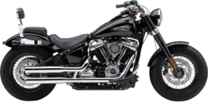 Silencieux Slip-On Neighbor Hater – Harley-Davidson Softail 2018-2026 – Chrome – COBRA