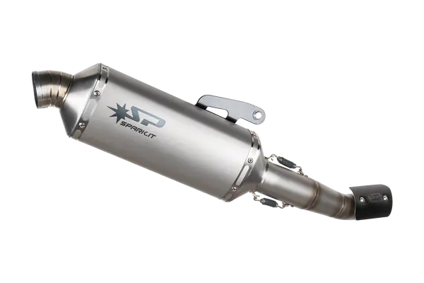 Silencieux Slip-On pour Honda XL750 Transalp 2023-2024 – SPARK Dakar Titane – Homologué ECE