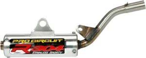 Silencieux Slip-On PRO CIRCUIT R-304 – Kawasaki KX 80/85/100 & Suzuki RM 100 (1989-2022) – Aluminium