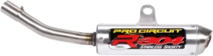 Silencieux Slip-On R-304 pour Suzuki RM 125 (1996-2000) – Pro Circuit – Aluminium brossé
