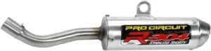 Silencieux Slip-On R-304 - Yamaha YZ 125 (2002-2021) - PRO CIRCUIT - Aluminium & Inox - SY02125-RE