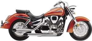 Silencieux Slip-On Slash Cut pour Honda VTX 1300 (2003-2009) – Chrome – Cobra