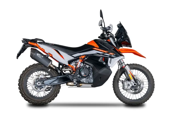 Silencieux Slip-On SPARK Fighter Evo pour KTM Adventure 790/890 (2021-2025) & Husqvarna Norden 901 (2022-2024) – Homologué ECE