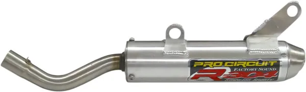 Silencieux Slip-On Suzuki RM 250 2004-2008 – PRO CIRCUIT R-304 – Aluminium brossé & inox