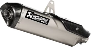 Silencieux Slip-On – Triumph Tiger 850/900 2020-2024 – Akrapovic – Titane & Carbone – Homologué ECE
