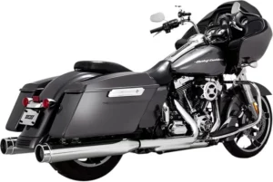 Silencieux Slip-On Vance & Hines Torquer 450 Chrome - Harley Touring 1995-2016
