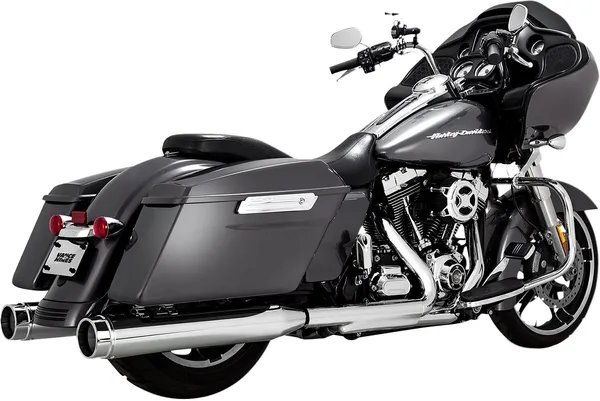 Silencieux Slip-On Vance & Hines Torquer 450 Chrome - Harley Touring 1995-2016