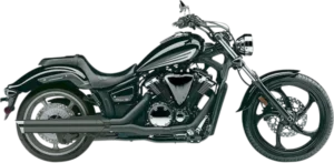 Silencieux Slip-On Yamaha XVS 1300 Stryker 2011-2017 – COBRA Scalloped Noir USA