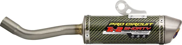 Silencieux Ti-2 Shorty Slip-On Yamaha YZ 125 2022-2026 PRO CIRCUIT Titane Kevlar 1132212K
