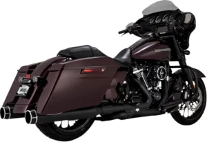 Silencieux Torquer 450 Slip-On Harley Touring 2017-2026 – Vance & Hines Noir & Chromé