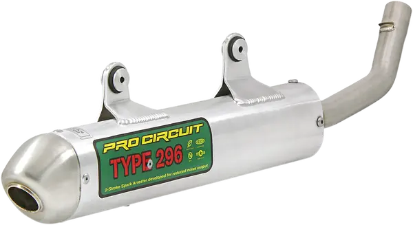 Silencieux Type 296 avec pare-étincelles - Beta RR 250 & 300 Enduro 2014-2018 - Pro Circuit 13101430