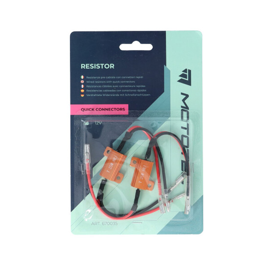 Résistance MOTOTEC pré-câblée 2PZ - 12V