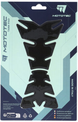 Protection de réservoir MOTOTEC T3 CARBONE - 110 x 209 mm