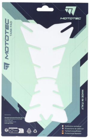 Protection de réservoir MOTOTEC T3 TRANSPARENTE - 110 x 209 mm