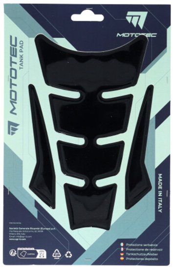 Protection de réservoir MOTOTEC T4 - Noire (135 x 210 mm)
