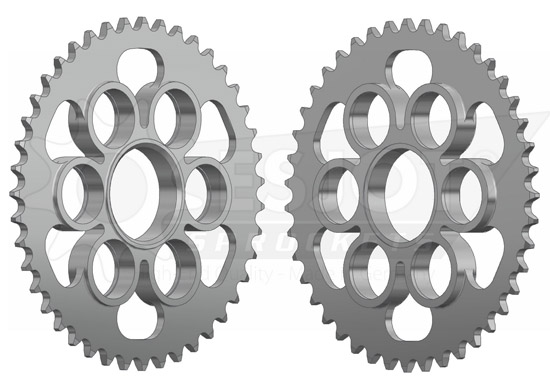 Couronne acier pour Ducati 950 Supersport / 955 Panigale V2 - SUPERSPROX Cour. 50-32160-43